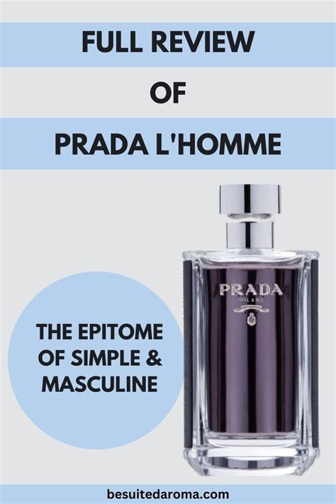 prada l'homme performance review.